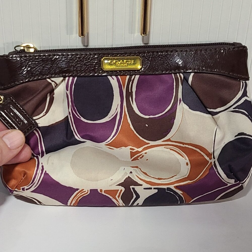 COACH Vintage Silk Wristlet